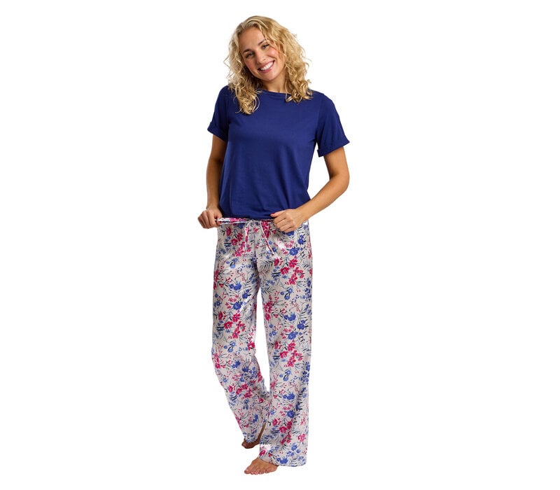 Indigo Sky In47534 Navy Long Pyjamas
