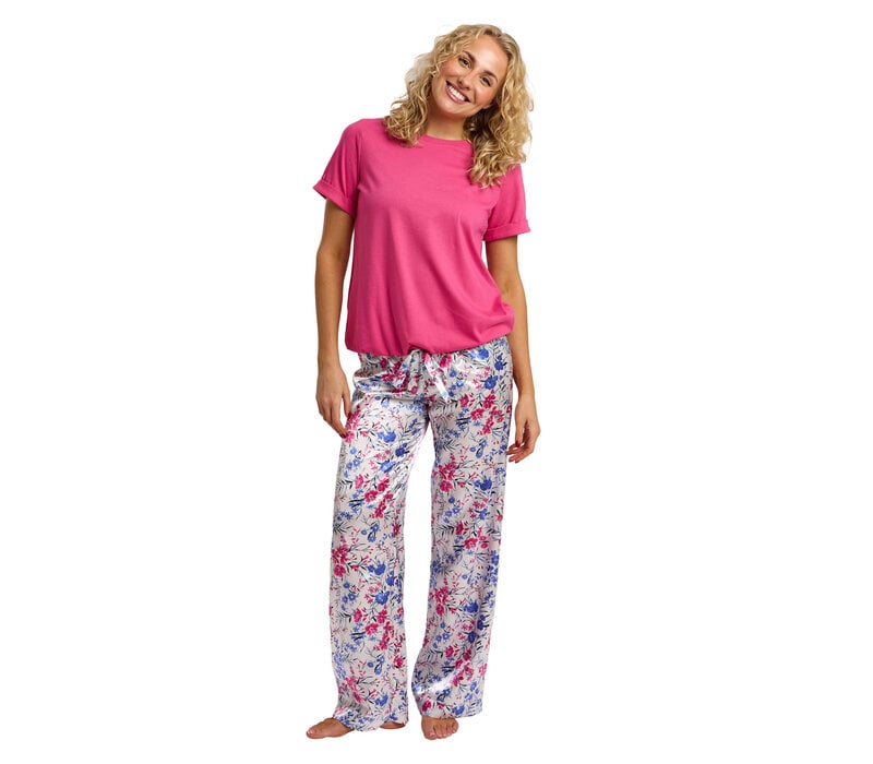 Indigo Sky In47534 Cerise Long Pyjamas