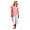 Indigo Sky Indigo Sky In47698 Pink 3/4 Leg Pyjamas
