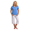 Indigo Sky Indigo Sky In47698 Blue 3/4 Leg Pyjamas