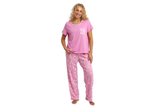 Indigo Sky Indigo Sky In47527 Pink Long Pyjamas