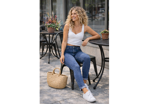 PINNS PINNS 407T Med Blue Slim Fit Denim Jean