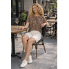 Julie Guerlande TS430 Brown/Cream Top