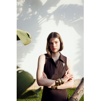 Fly Girl 91491 Brown Jersey Dress