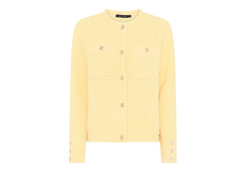 Micha S/S Micha 144 211 Yellow Boucle Cardigan