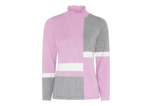 Micha S/S Micha 179 171 Ruffle Neck Sweater