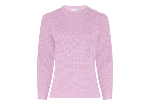 Micha S/S Micha 179 142 Rose Pink Fine Knit Sweater