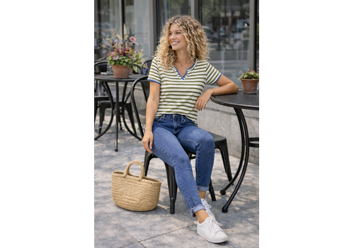 MD’M MD’M 44212102 Stripy Cotton T-Shirt