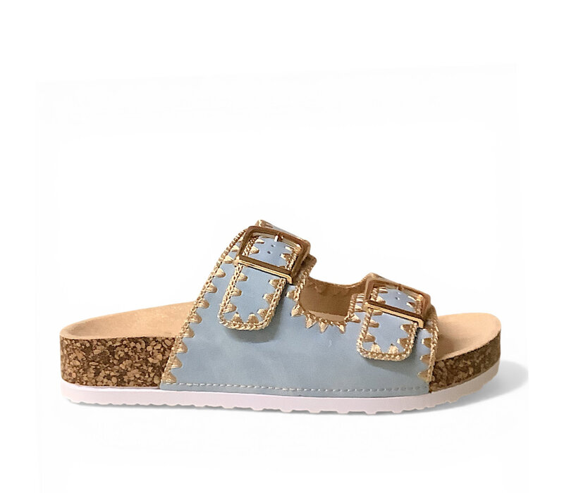 Heavenly Feet SANDY Blue Slider