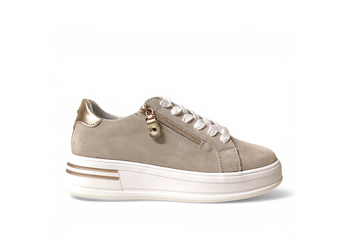 Patrizio Como Patrizio Como IMOLA Beige Suede Sneakers