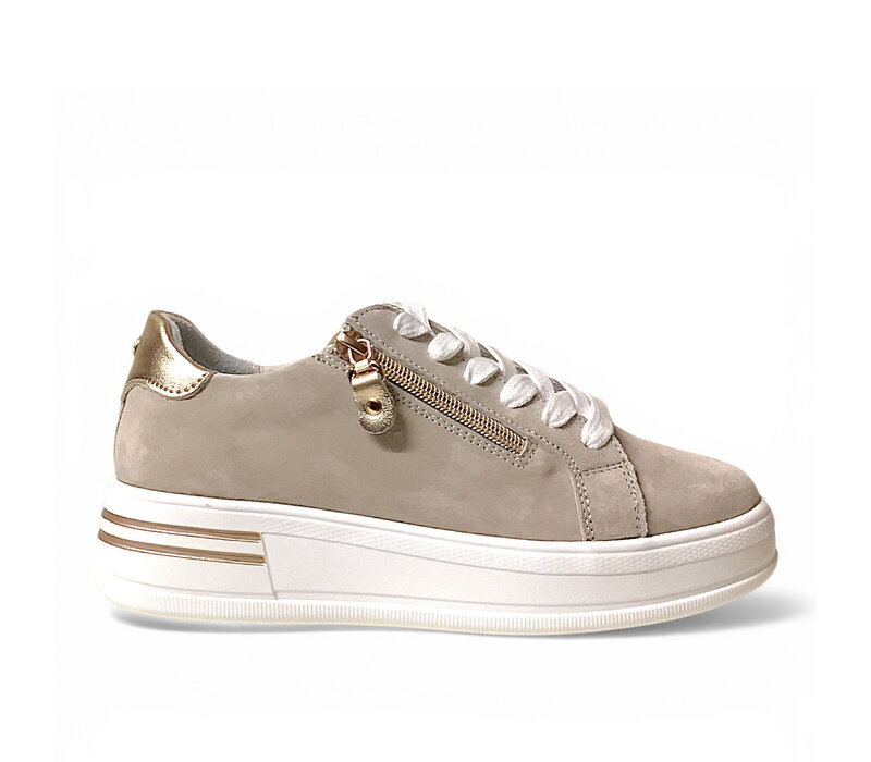 Patrizio Como IMOLA Beige Suede Sneakers