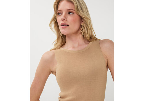 EsQualo S/S EsQualo 02212 Singlet R/Neck Knit