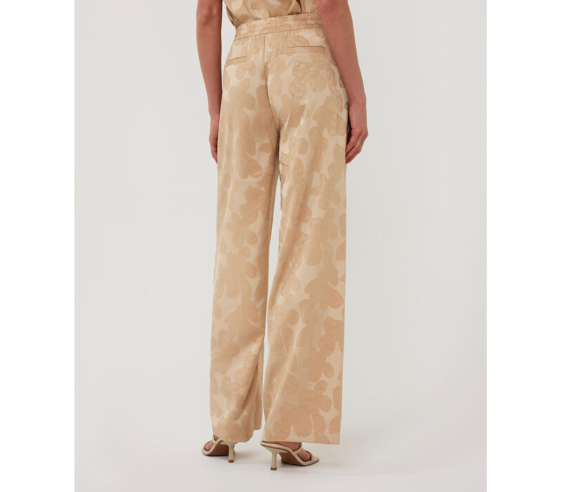 EsQualo 15219 Flower Jacquard Pants