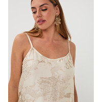EsQualo 14226 Cream Safari Camisole