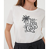 EsQualo S/S EsQualo 05202 Palm ESQ Tee Shirt