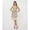 EsQualo S/S EsQualo 30223 Slv/less Jungle Print Dress