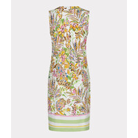 EsQualo 30223 Slv/less Jungle Print Dress