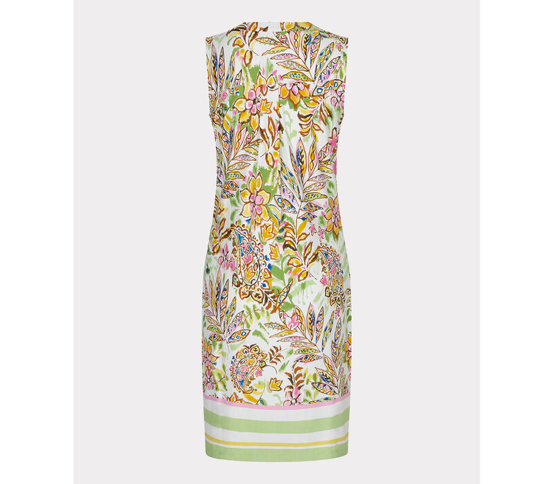 EsQualo 30223 Slv/less Jungle Print Dress