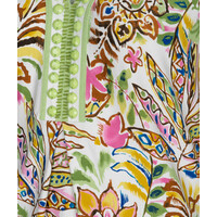 EsQualo 30223 Slv/less Jungle Print Dress