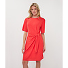 EsQualo S/S EsQualo 10224 Poppy Red Bow Dress