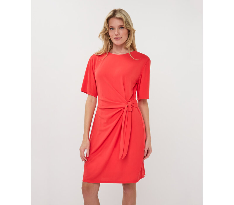 EsQualo 10224 Poppy Red Bow Dress