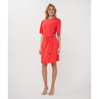 EsQualo 10224 Poppy Red Bow Dress
