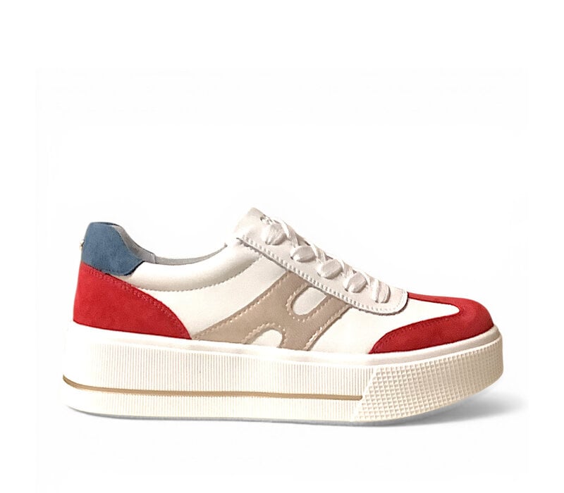 Patrizio Como PARMA Red Multi Sneaker
