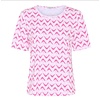 Micha S/S Micha 181 189 Pink Wave Stretchy Top