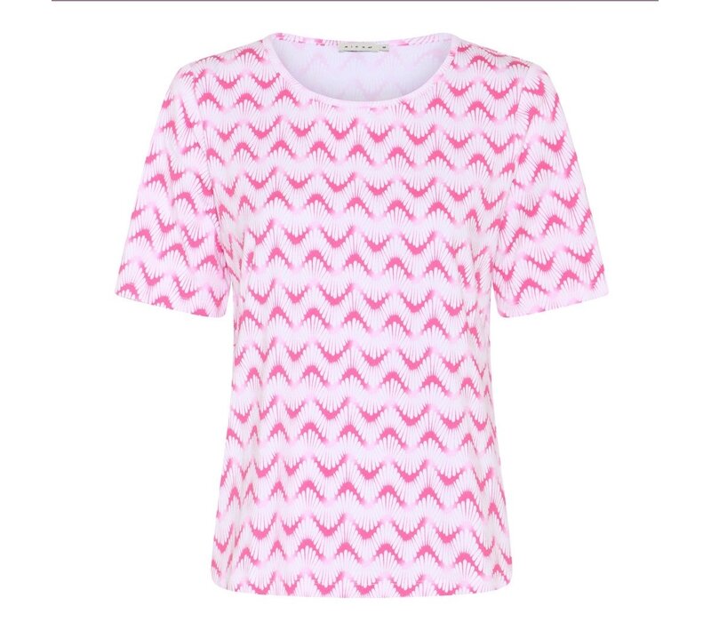 Micha 181 189 Pink Wave Stretchy Top