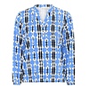 Micha S/S Micha 180 163 Blue Printed Top