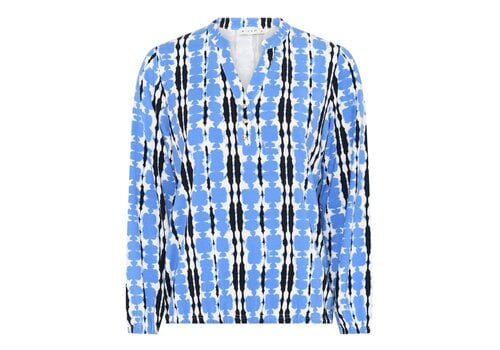 Micha S/S Micha 180 163 Blue Printed Top