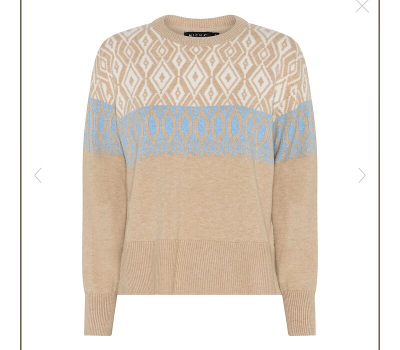 Micha 180 154 Sand Multi Sweater