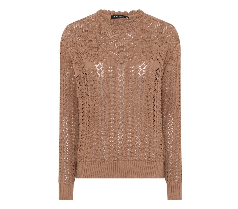 Micha 179 109 Coconut Gap Knit sweater