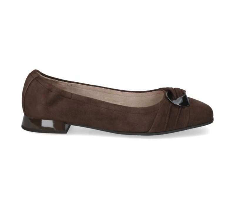 Caprice 22105 Brown Suede Deco Shoes