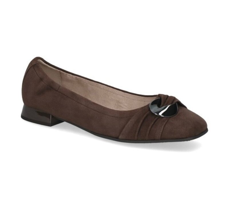 Caprice 22105 Brown Suede Deco Shoes