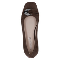 Caprice 22105 Brown Suede Deco Shoes
