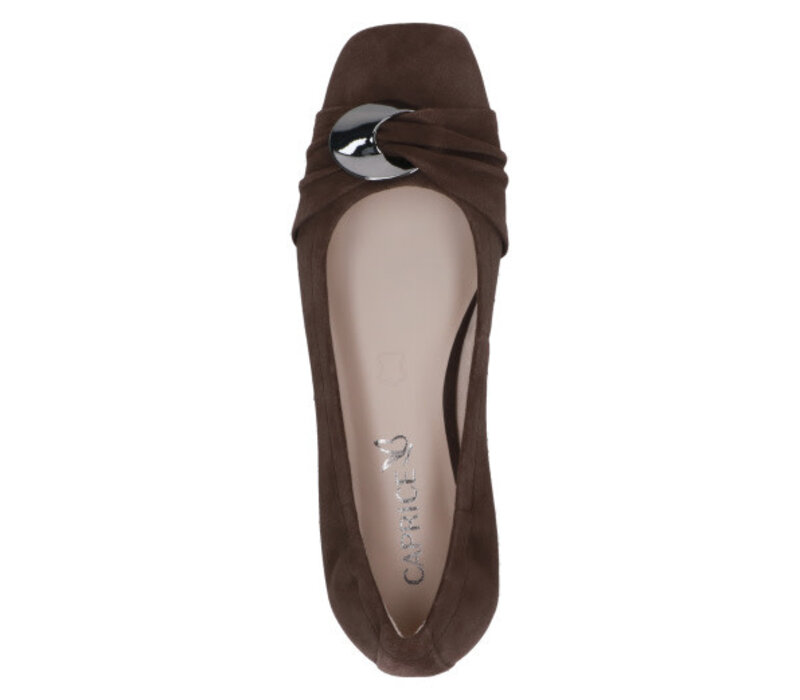 Caprice 22105 Brown Suede Deco Shoes