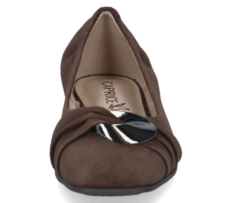 Caprice 22105 Brown Suede Deco Shoes