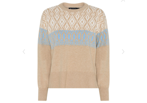Micha S/S Micha 180 154 Sand Multi Sweater