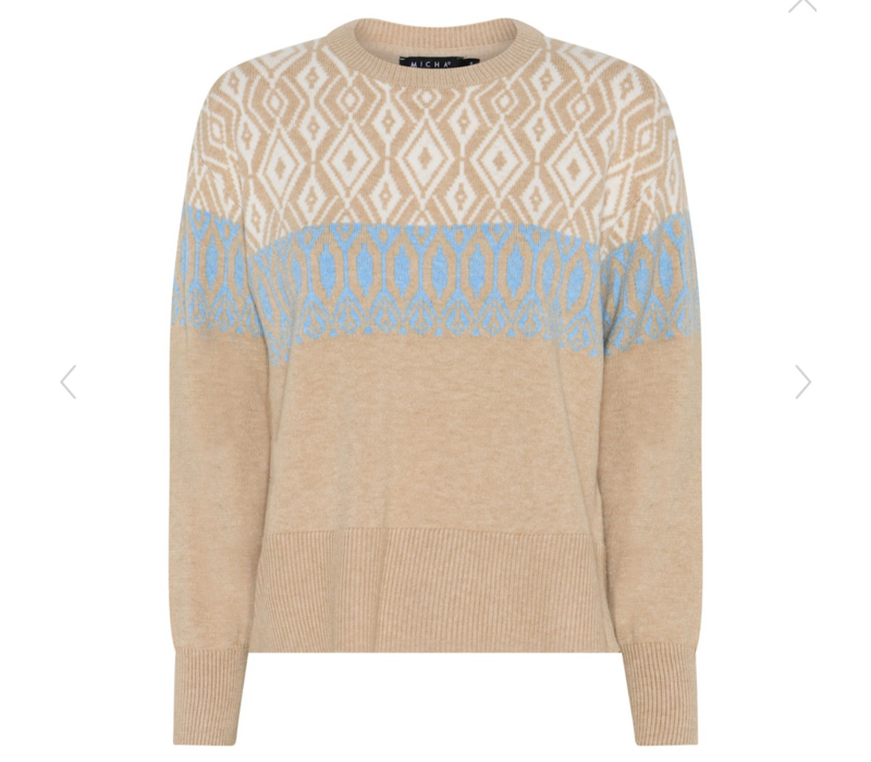 Micha 180 154 Sand Multi Sweater