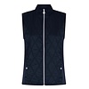 Micha S/S Micha 105 381 Navy Quilt & Jersey Gilet