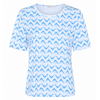 Micha S/S Micha 181 189 Blue Wave Stretch Top