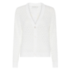 Micha S/S Micha 144 218 White Knit Cardigan