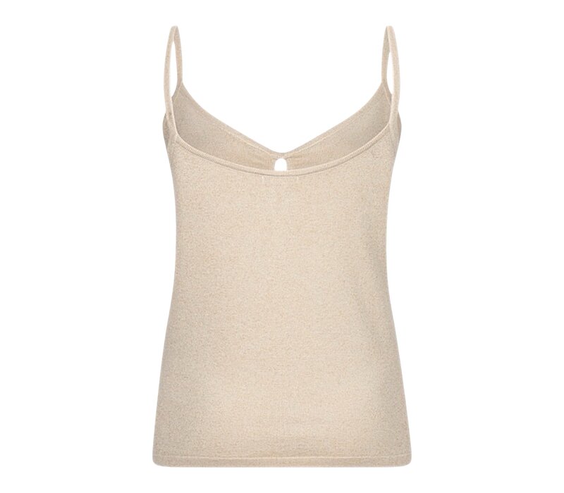 EsQualo 27204 Gold Lurex Camisole Top