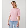EsQualo S/S Esqualo 02034 Pink s/slve Top w/Diamantè