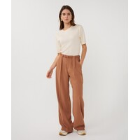 Esqualo 02034 Cream s/slve Top w/Diamontè