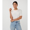 EsQualo S/S Esqualo 30017 Off-White Rib T-Shirt