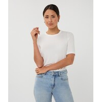 Esqualo 30017 Off-White Rib T-Shirt