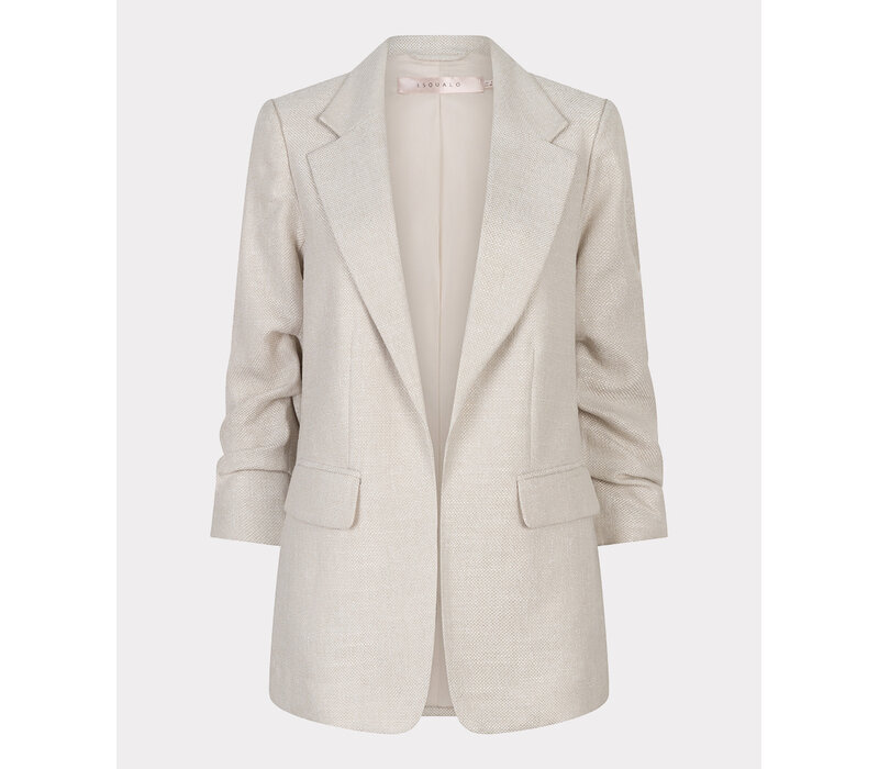 Esqualo 10045  Light Sand Linen Look Blazer