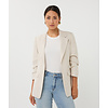 EsQualo S/S Esqualo 10045  Light Sand Linen Look Blazer